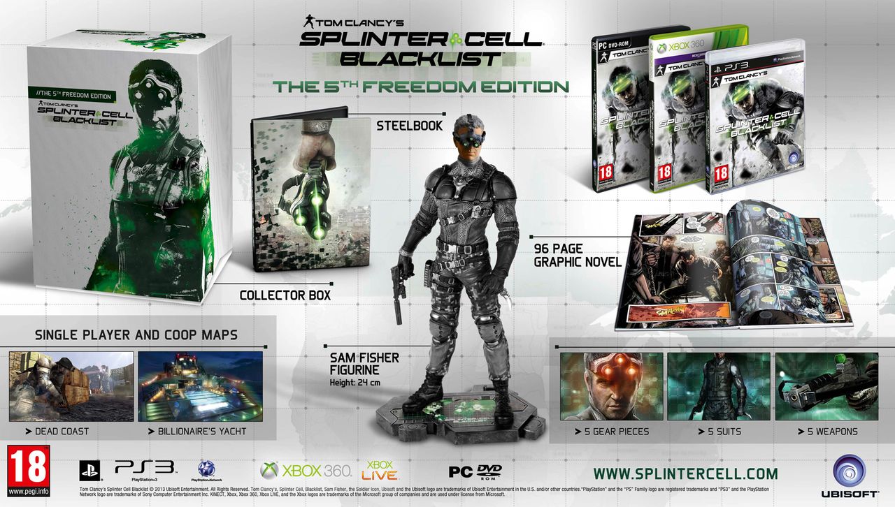 Rzut okiem na kolekcjonerkę Splinter Cell: Blacklist