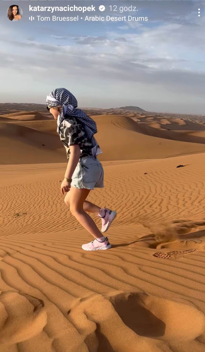 Kasia Cichopek z córką w Dubaju