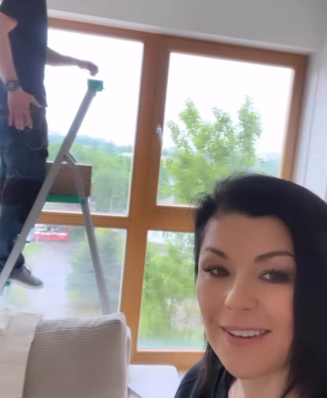 Kasia Cichopek pokazała, jak udekorowała okna