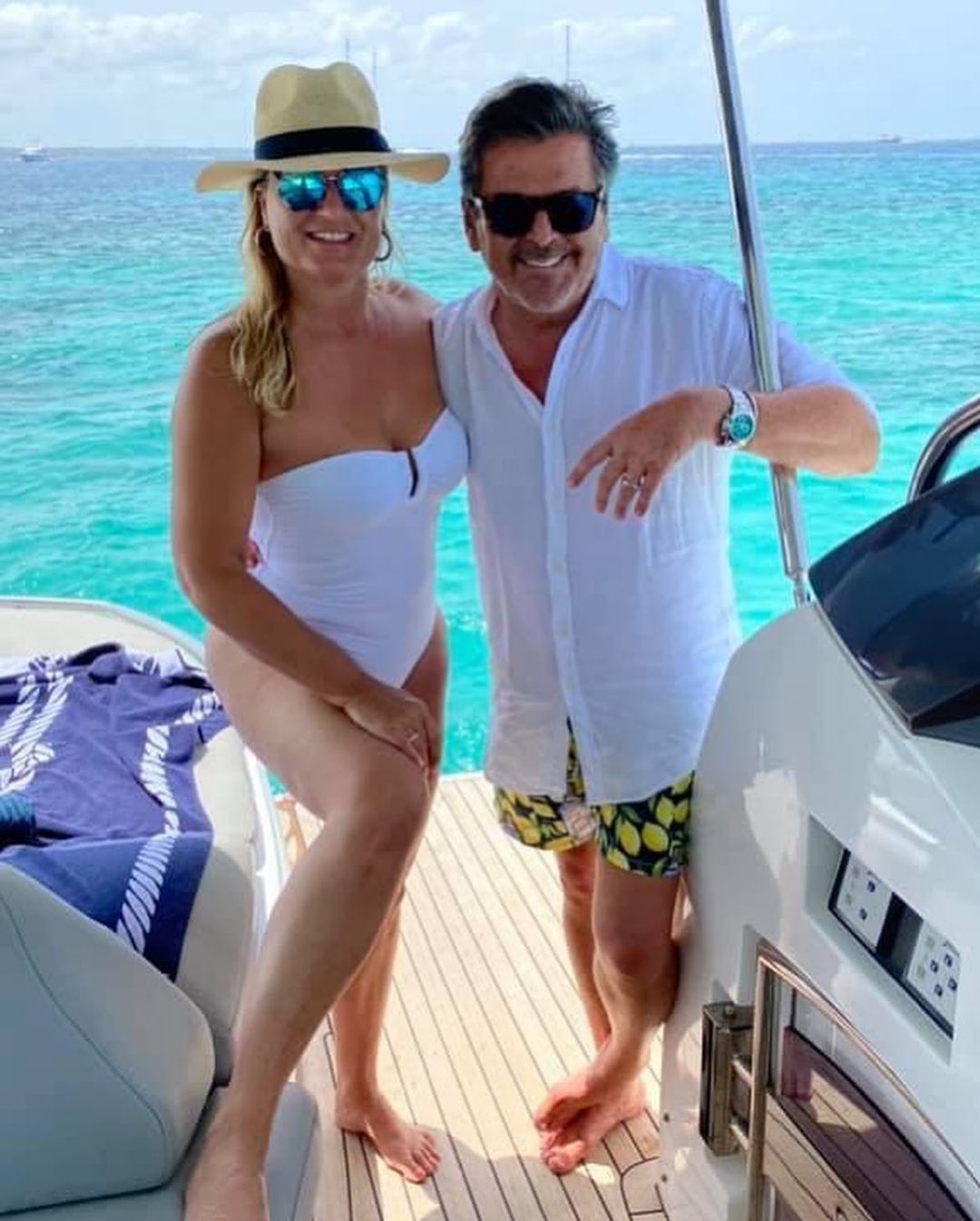 Thomas Anders i jego żona Claudia