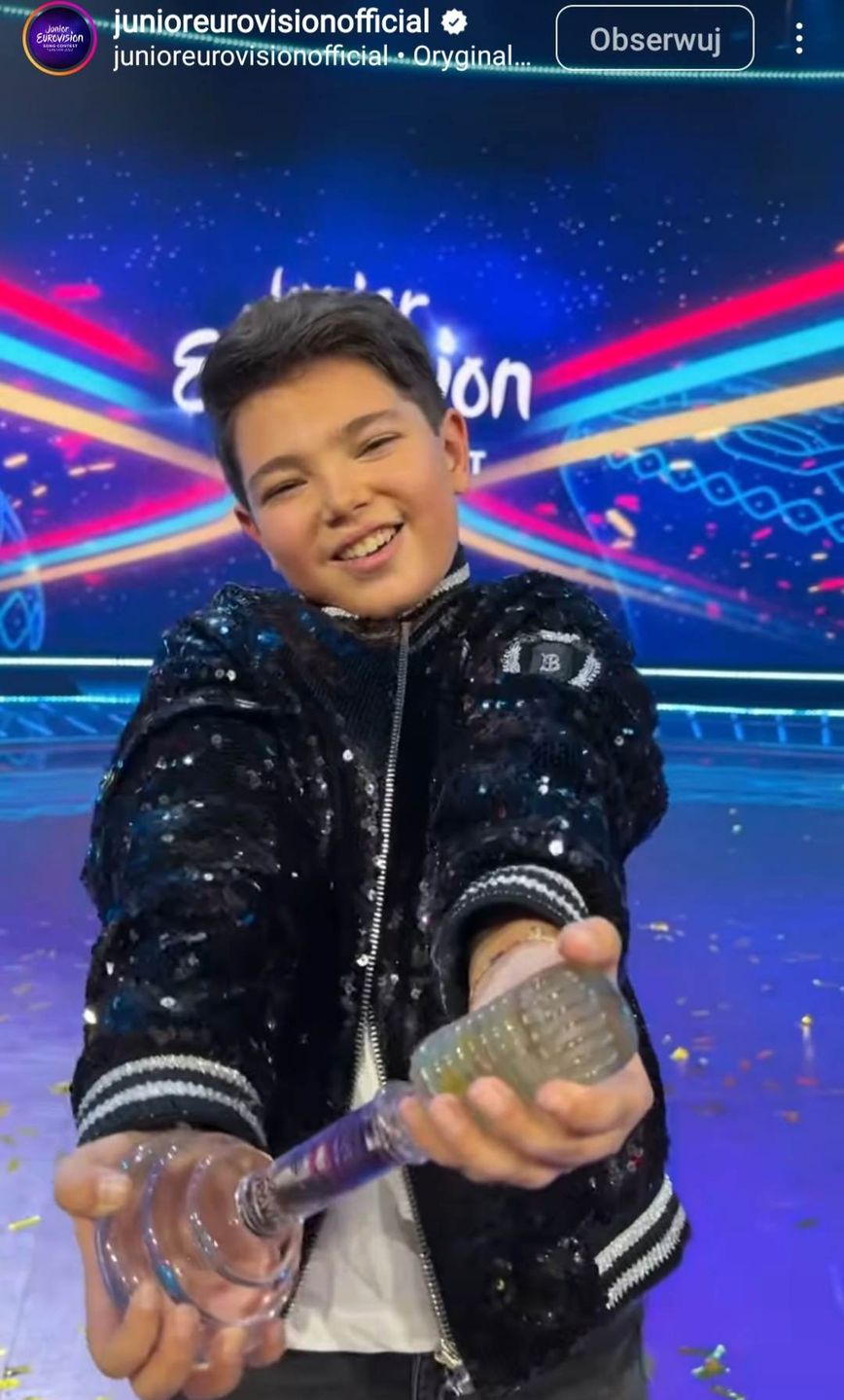 Eurowizja Junior 2022  - Lissandro z Francji zwycięzcą