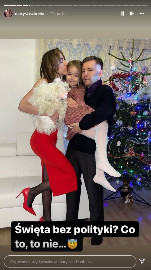 Marianna Schreiber żali się na Instagramie po Wigilii z mężem-ministrem
