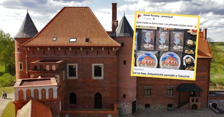 "Żyda trzeba w domu mieć". Takie "pamiątki" pojawiły się w Tykocinie