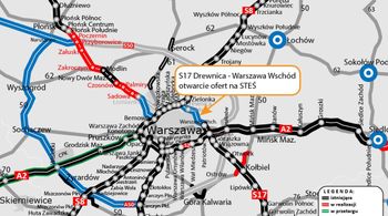 Warszawa: Ważny krok w sprawie budowy wschodniej obwodnicy miasta