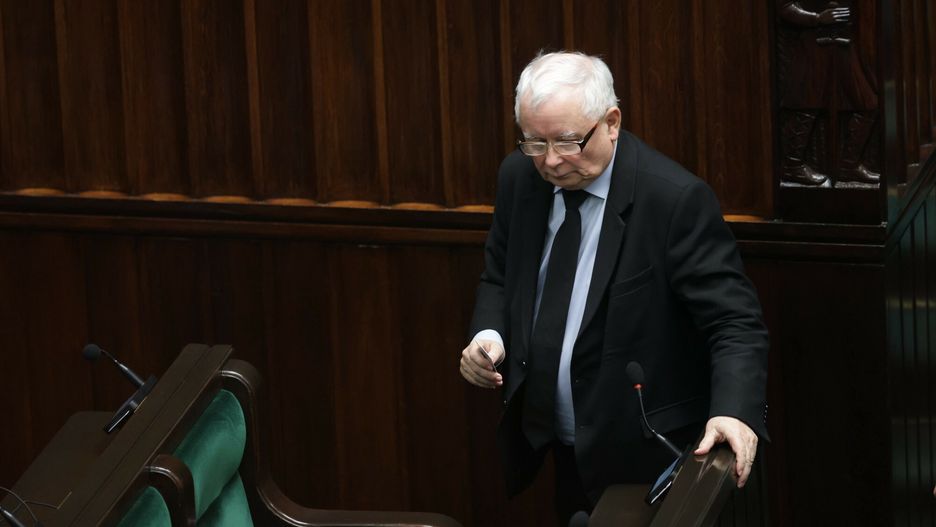 Jarosław Kaczyński w Sejmie 