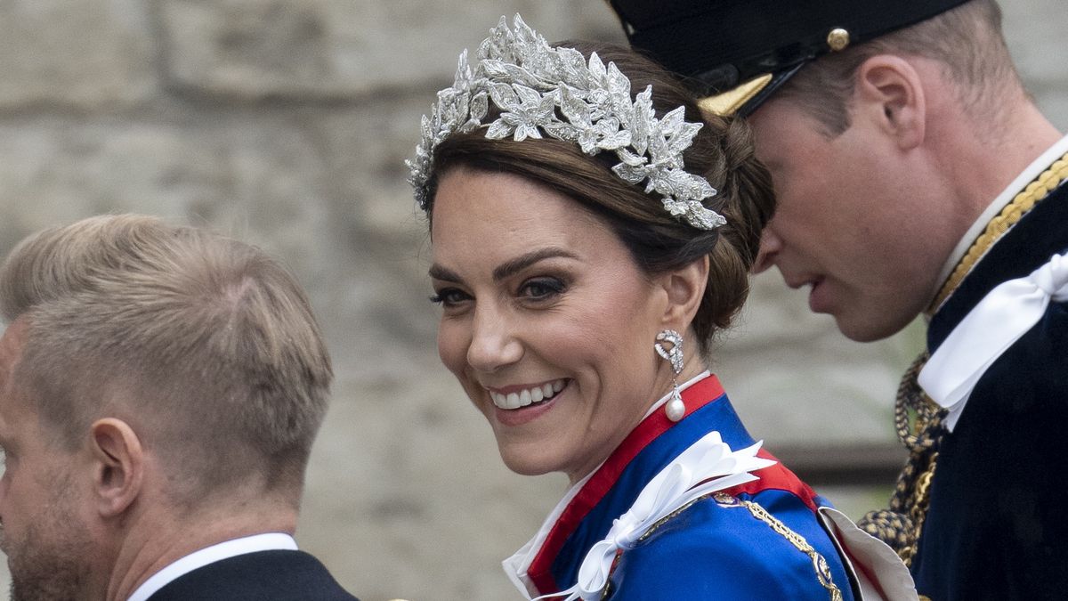 Their Majesties King Charles III And Queen Camilla - Coronation Day
LONDON, ENGLAND - MAY 6: Catherine, Princess of Wales at Westminster Abbey during the Coronation of King Charles III and Queen Camilla on May 6, 2023 in London, England. The Coronation of Charles III and his wife, Camilla, as King and Queen of the United Kingdom of Great Britain and Northern Ireland, and the other Commonwealth realms takes place at Westminster Abbey today. Charles acceded to the throne on 8 September 2022, upon the death of his mother, Elizabeth II. (Photo by Mark Cuthbert/UK Press via Getty Images)
Mark Cuthbert