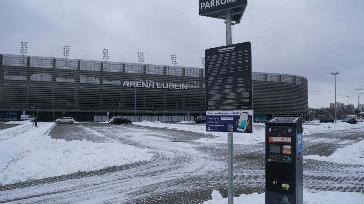 Płatny parking przy Arenie Lublin