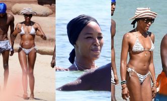 54-letnia Naomi Campbell w bikini chwali się IMPONUJĄCĄ formą podczas wakacji na Sardynii (ZDJĘCIA)