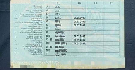 Takie prawo jazdy pokazał policji. O razu zauważyli jeden szczegół