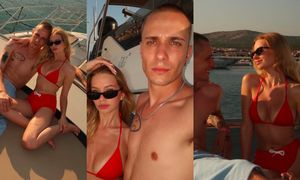 Syn Katarzyny Nosowskiej byczy się na jachcie z ukochaną i znowu wyznaje jej miłość. Uroczy obrazek? (ZDJĘCIA)