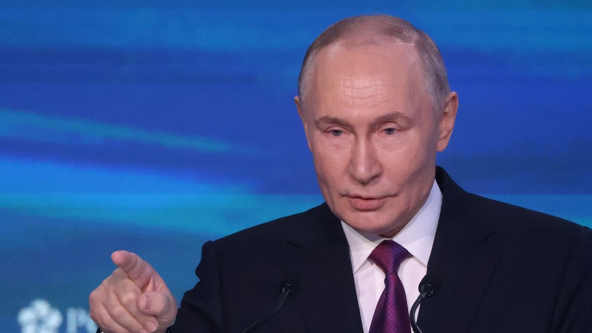 Russian President Vladimir Putin Attends The Future Technologies ForumMOSCOW, RUSSIA - FEBRUARY 25: Russian President Vladimir Putin gestures while visiting the Future Technologies Forum, on February 25, 2026, in Moscow, Russia. Putin attended the annual forum of scientists, the main theme of which is "bioeconomics for humans". (Photo by Contributor/Getty Images)Contributor