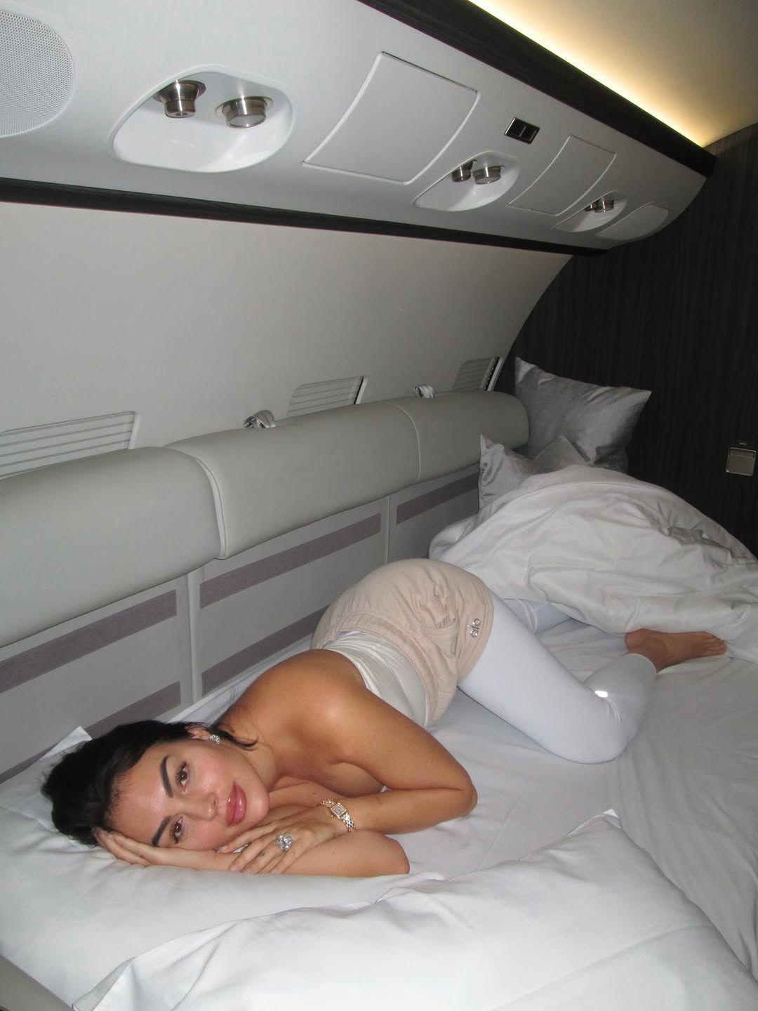 Georgina Rodriguez na pokładzie prywatnego odrzutowca