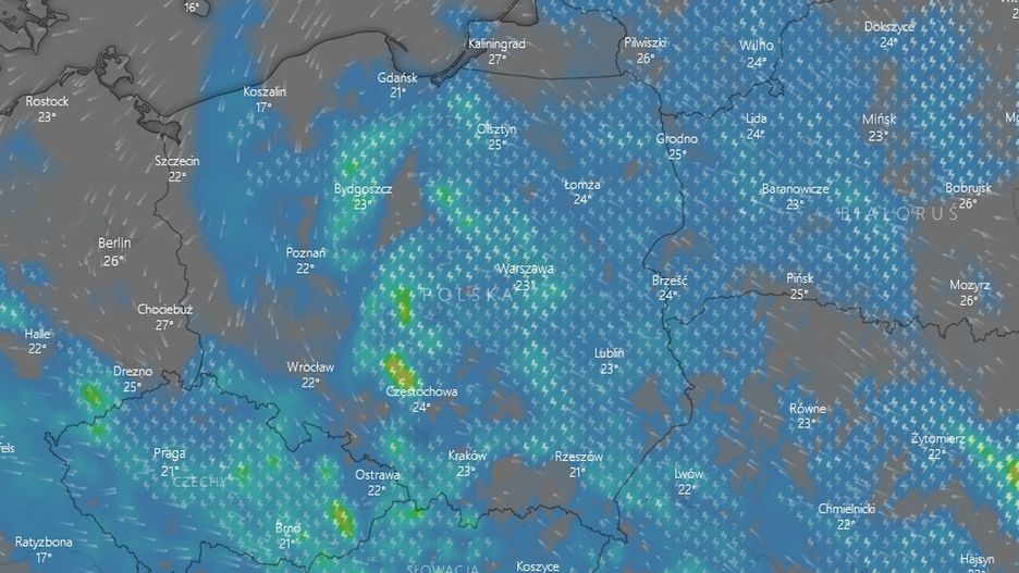 Sprawdź, gdzie jest burza, śledząc radar burz onine