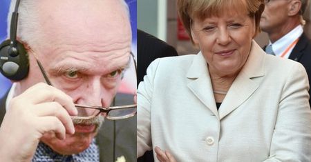 Korwin-Mikke uwierzył w żart o... syryjskim kochanku Angeli Merkel!