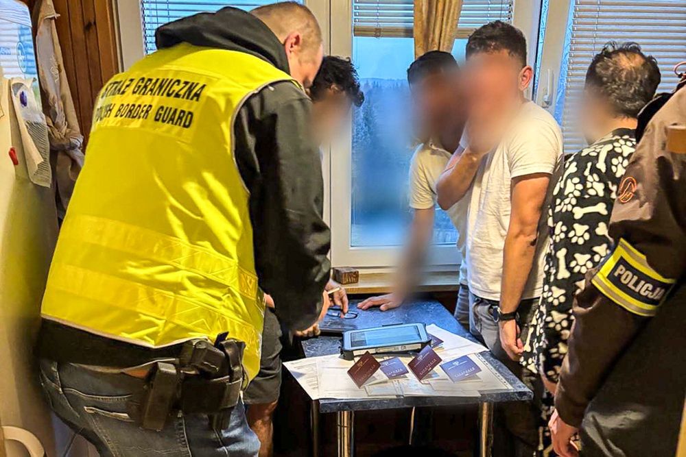 Krajowa akcja Straży Granicznej przeciwko nielegalnej migracji
