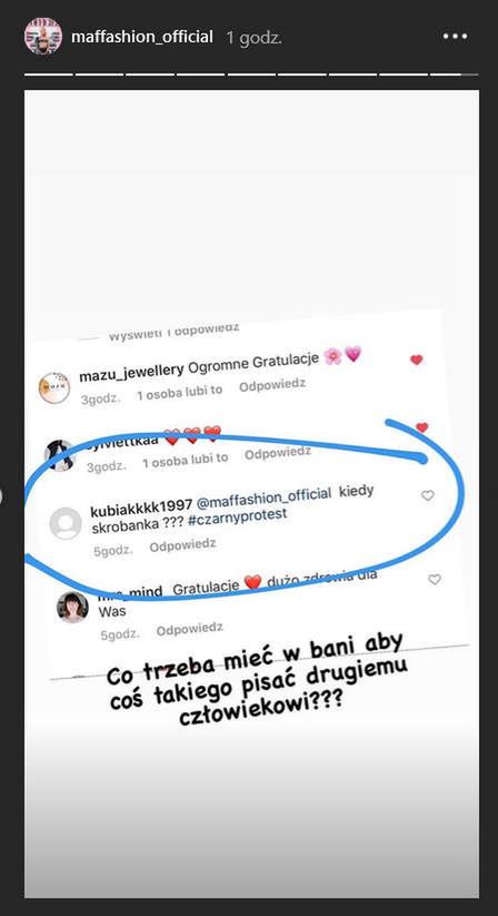 Maffashion nie kryje oburzenia