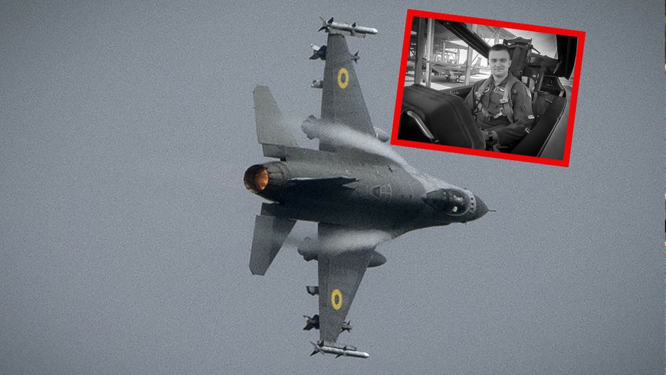 Płk Ołeksij Mes zginął w wyniku katastrofy F-16