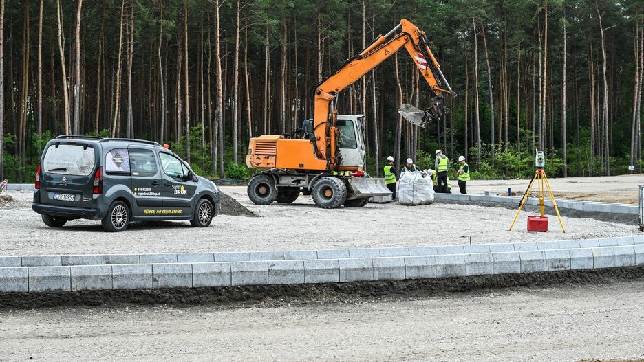 Trwają prace związane z budową drogi S10 między Bydgoszczą a Toruniem. 