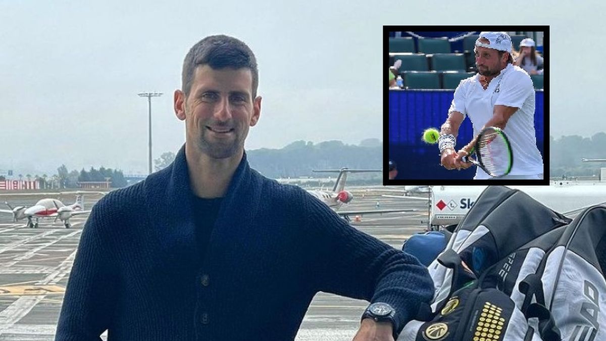 Novak Djoković oraz Tennys Sandgren