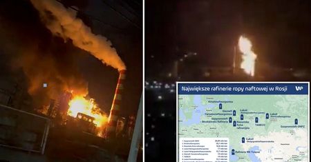 Zapłonęła kolejna rosyjska rafineria. Rosniefti milczy o przyczynach