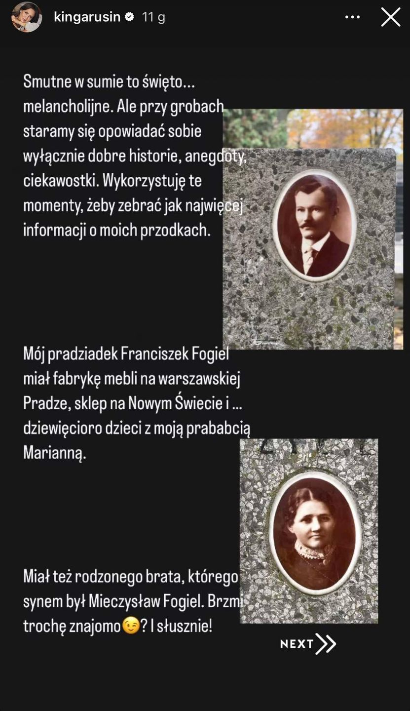 Kinga Rusin ujawniła, kim byli jej przodkowie 