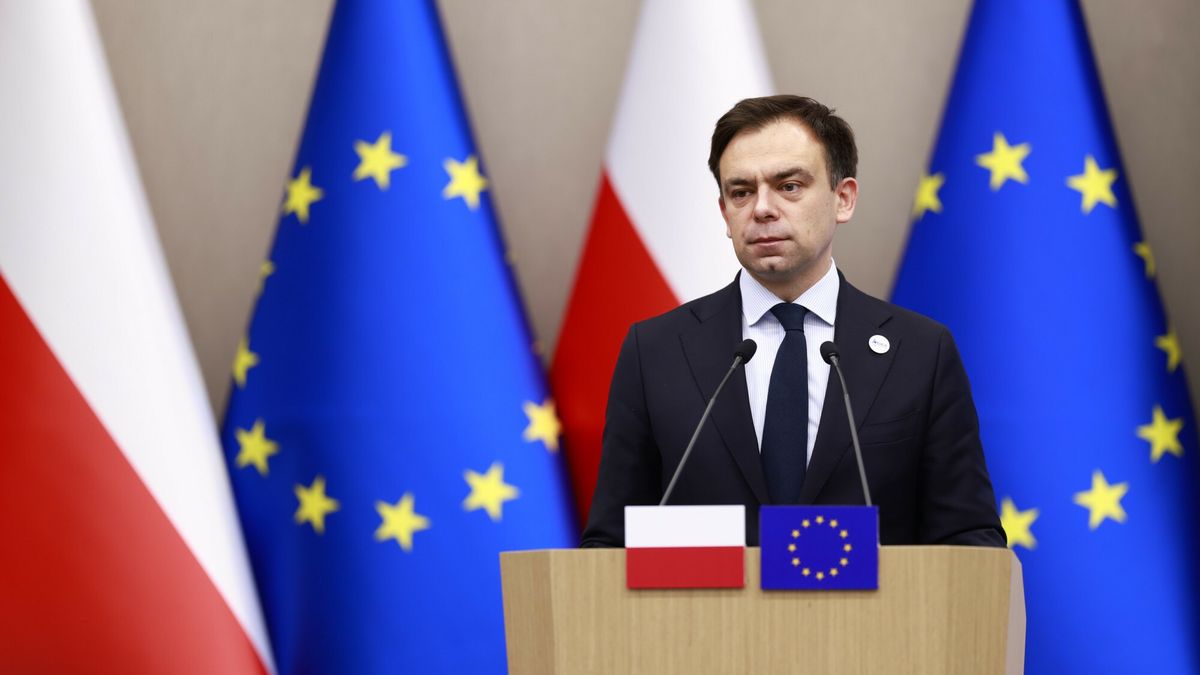 Minister finansów i gospodarki Andrzej Domański