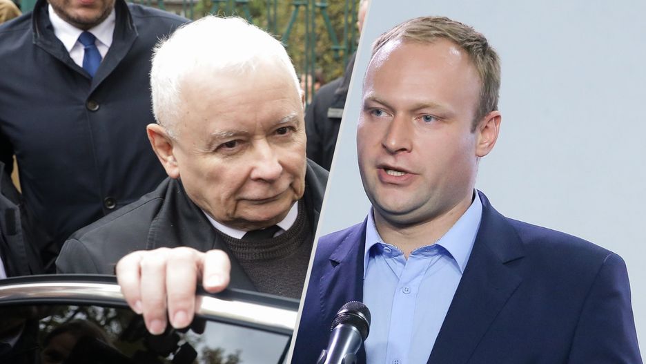 Jarosław Kaczyński i Marcin Mastalerek
