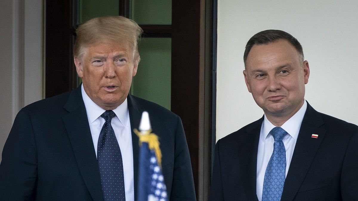 Donald Trump i Andrzej Duda.