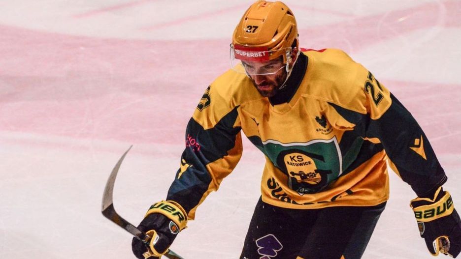 Stephen Anderson, napastnik GKS-u Katowice (fot. Klaudia Baron)