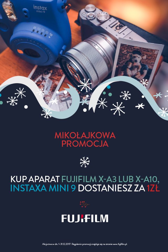 Mikołajkowa promocja Fujifilm - kup aparat i odbierz Instaxa mini 9 albo drukarkę Instaxów za 1 zł 3