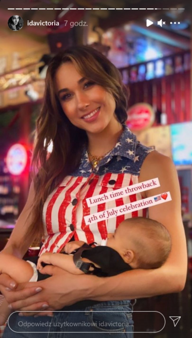 Ida Nowakowska celebruje Dzień Niepodległości USA z synem