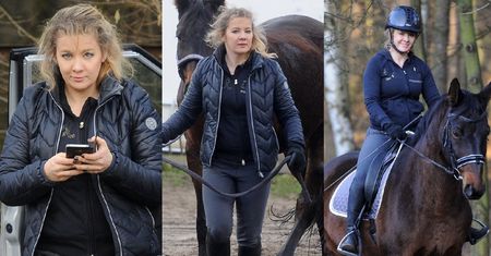 Rozczochrana Powierza "siedzi na koniu" (ZDJĘCIA)