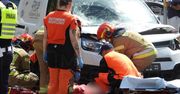 Warszawa: Kierujący Toyotą wjechał w grupę pieszych na Bielanach. Kilka osób rannych