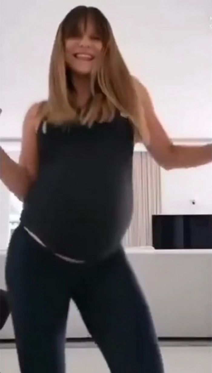 Ciężarna Anna Lewandowska tańczy do piosenki Shakiry