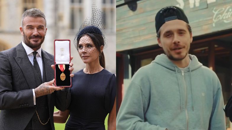 Brooklyn Beckham nie pogratulował ojcu tytułu szlacheckiego