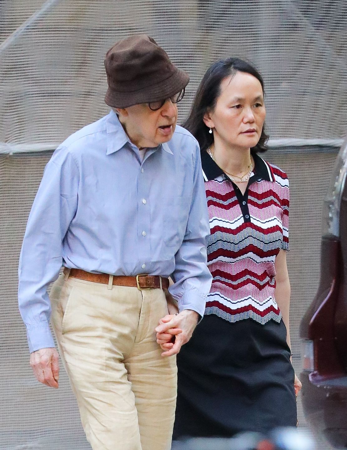 Woody Allen zmierza z żoną na kolację