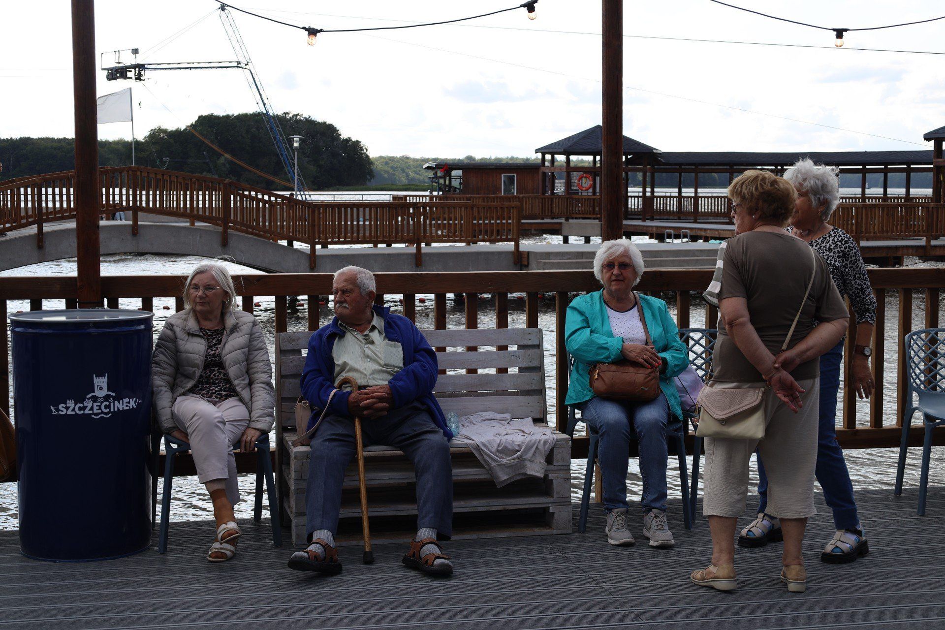Dansing dla seniorów na plaży miejskiej w Szczecinku