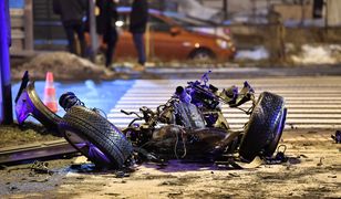 Łódź. Wypadek na al. Jana Pawła II. BMW uderzyło w 6 aut. Są ranni