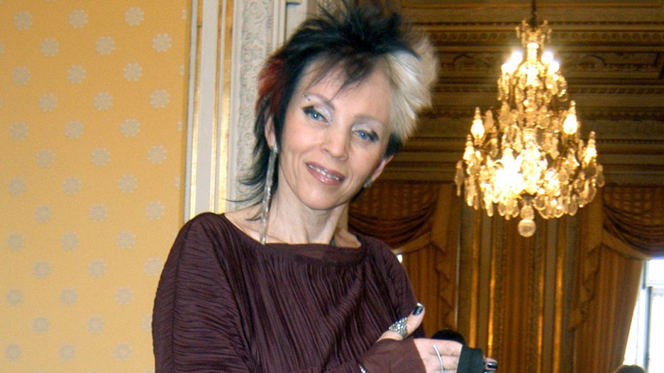 Krystyna Mazurówna na pokazie polskiej mody w Paryżu w 2004 roku