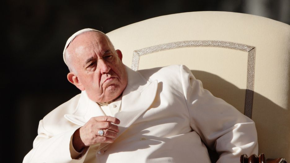 Pope Francis during the General Audience in St. Peter's Square. Vatican City (Vatican)  November 23th, 2022 (Photo by Grzegorz Galazka/Archivio Grzegorz Galazka/Mondadori Portfolio via Getty Images)