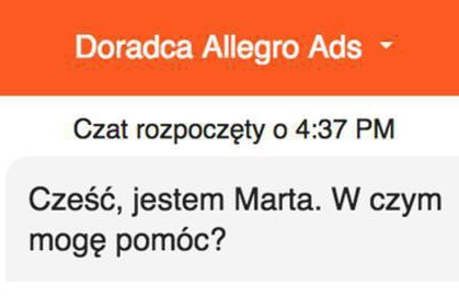 Allegro wprowadza funkcję czatów do obsługi sprzedawców i kupujących w serwisie