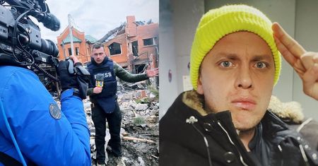 Roczny syn Wojciecha Bojanowskiego rozpoznaje tatę na relacji z wojny w Ukrainie: "AŻ ŁZY LECĄ" (FOTO)