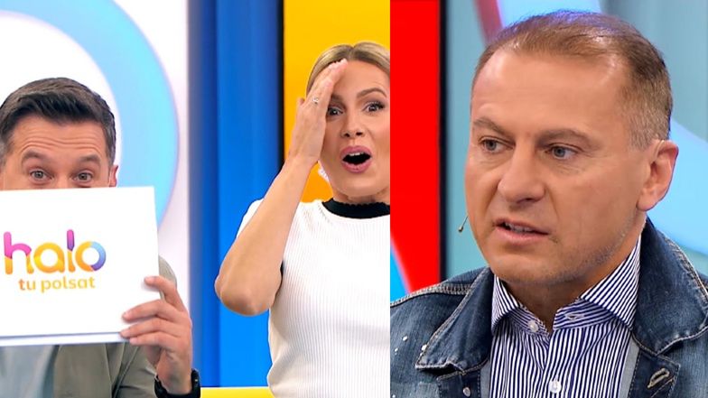 Piotr Świerczewski miał lekko kłopotliwą sytuację na wizji