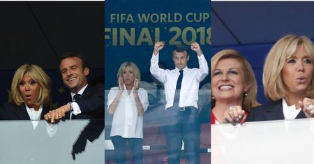 Mundial 2018: Francuski Macron czy chorwacka Grabar-Kitarović? Prezydenci oglądają finał mistrzostw (ZDJĘCIA)