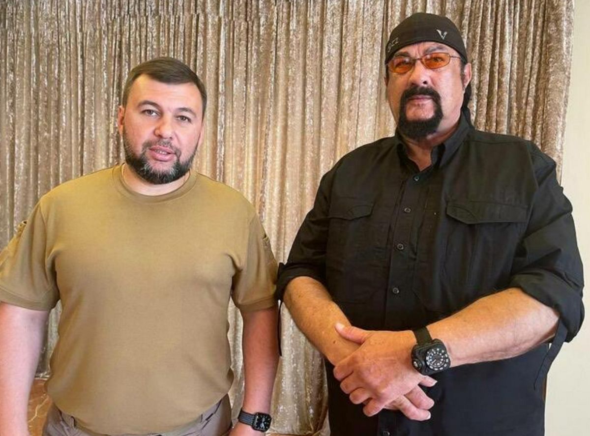 Dienis Puszylin i Steven Seagal