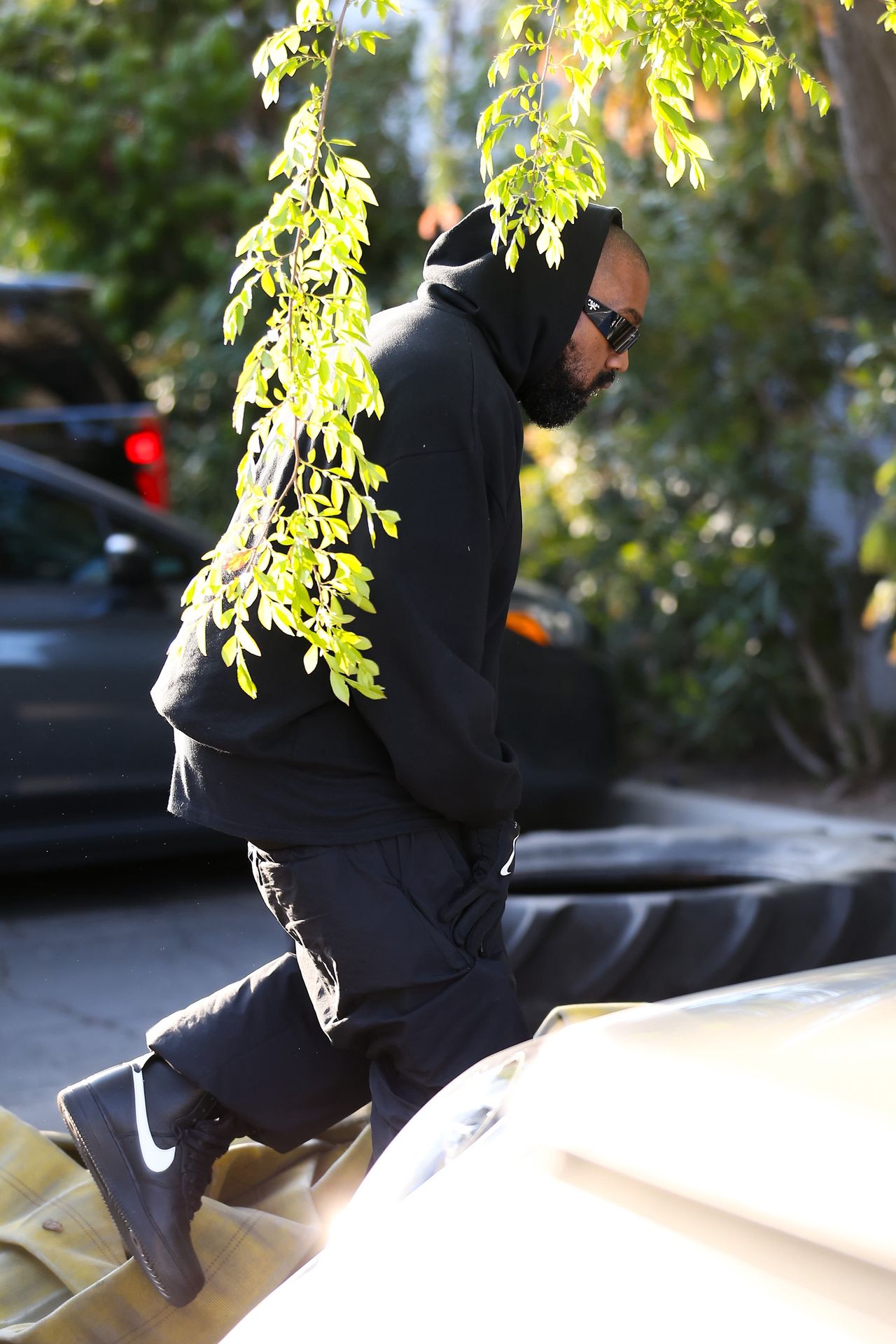 LOS ANGELES, CA - MARCH 22: Kanye West is seen on March 22, 2024 in Los Angeles, California.  (Photo by Bellocqimages/Bauer-Griffin/GC Images)