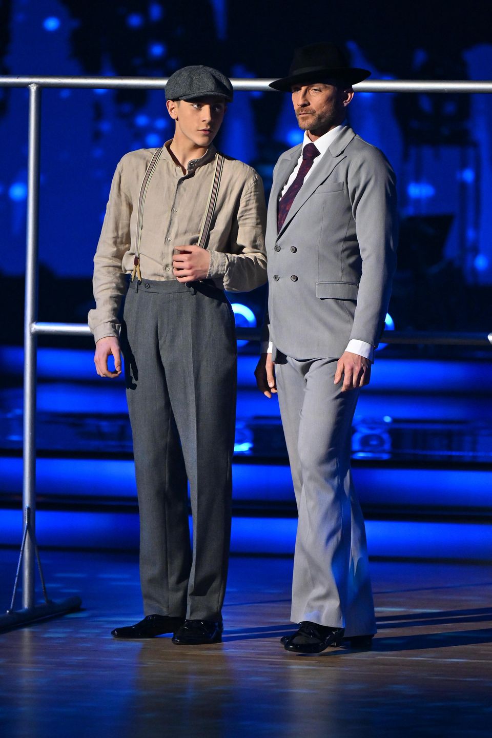 Kamil Nożyński z synem Antonim