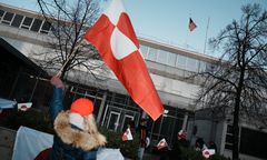 Grenlandzkie flagi rozchwytywane. "90 proc. zamówień"