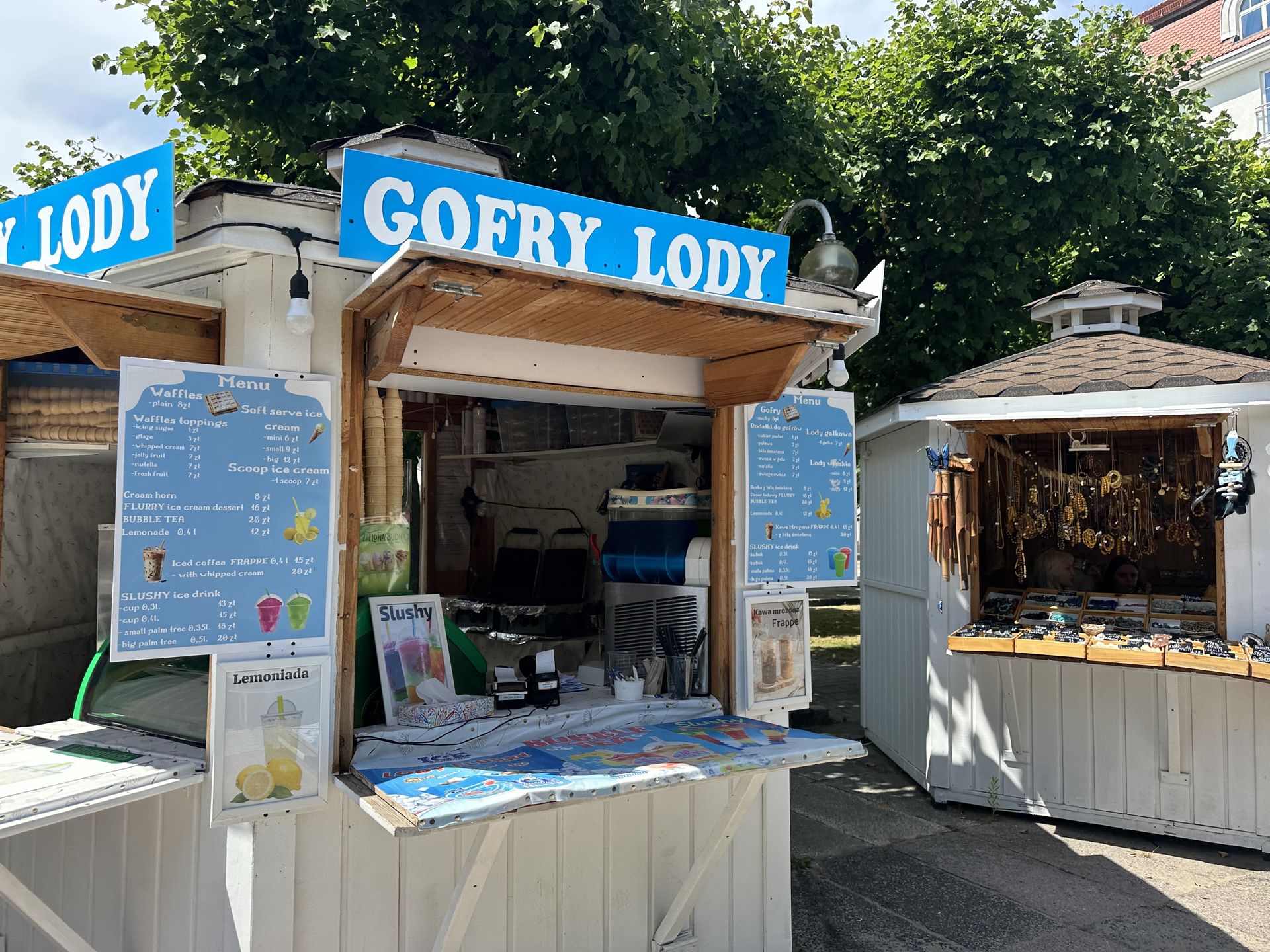 Gofry i lody mają zróżnicowane ceny 
