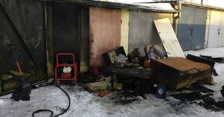Pożar garażu przy ul. Elektrycznej w Lublinie. Nie żyją dwie osoby